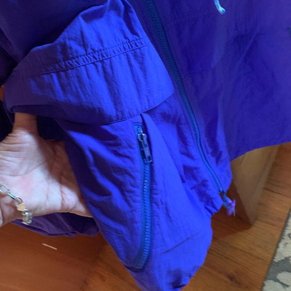 Eddie Bauer vintage windbreaker jacket purple XL - Picture 3 of 8